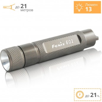 Фонарь FENIX E01 NICHIA WHITE GS